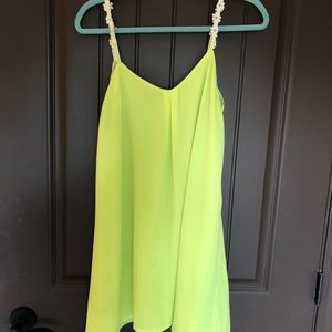 Neon Green Umgee Dress